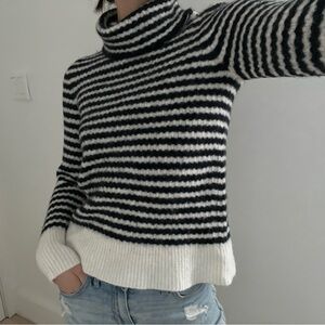 Alpaca turtleneck.

Wool 58%, 28% nylon, Alpaca 14%